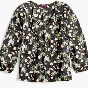 J.Crew Liberty Fabric Top, Size M